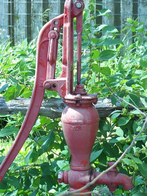 antique hand pump water